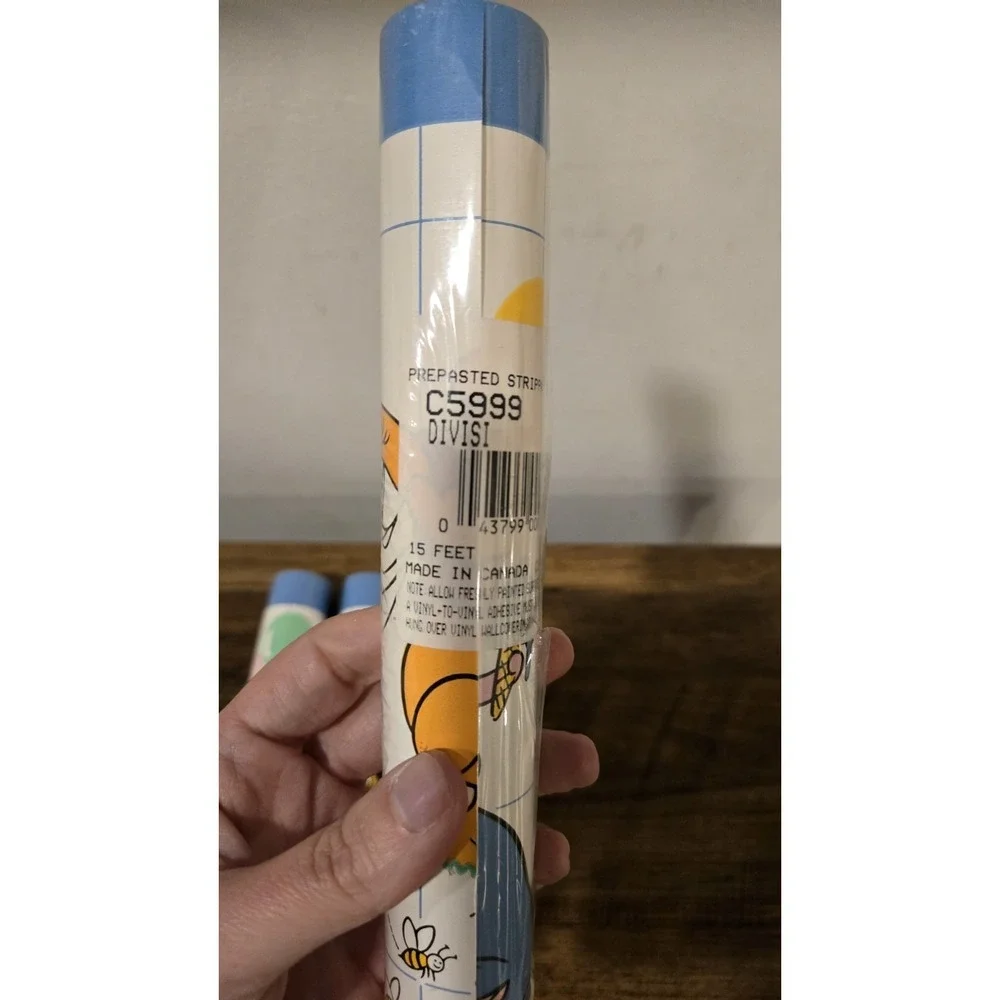 Vintage Winnie the Pooh Wallpaper Border Rolls (3 Sealed) Disney Nursery Decor